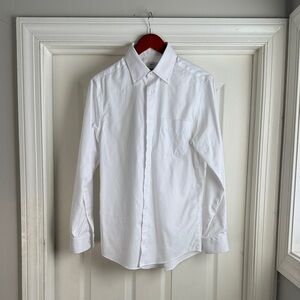 Jos. A. Bank Traveler White Long-Sleeve Dress Shirt